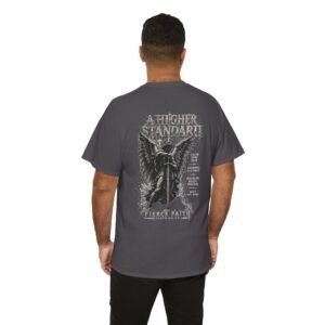 A Higher Standard - Unisex Heavy Cotton T-Shirt - Image 5