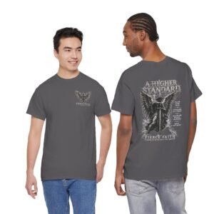 A Higher Standard - Unisex Heavy Cotton T-Shirt - Image 6